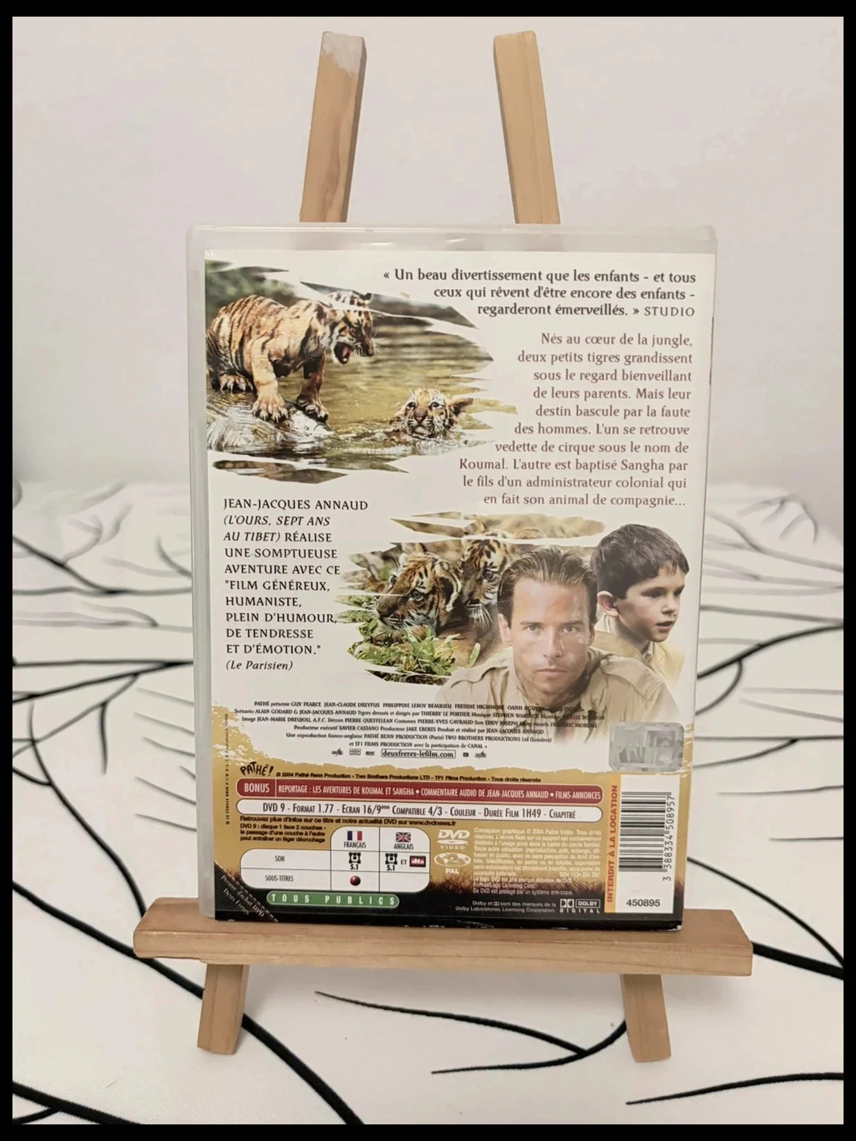 DVD Dois Irmãos – Jean-Jacques Annaud – Aventura – Todos os públicos – photo 2